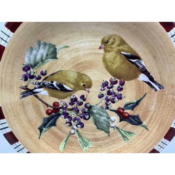 LENOX Winter Greetings Goldfinch Everyday by Catherine McClung Salad Plate - Picture 14 of 16